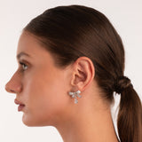 Sterling Silver Bow Earrings