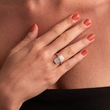 Raw Crystal Sterling Silver Ring