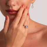 Champagne Star Sterling Silver Ring