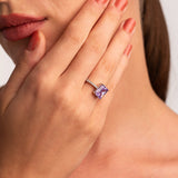 Lavender Sterling Silver Ring