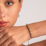 Tianna multi coloured Tennis Bracelet