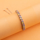 Tianna multi coloured Tennis Bracelet