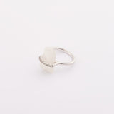 Raw Crystal Sterling Silver Ring
