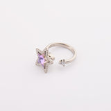 Champagne Star Sterling Silver Ring