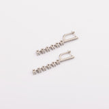 Tennis Sterling Silver Earring