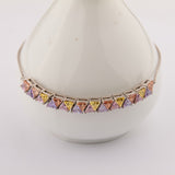 Tianna multi coloured Tennis Bracelet