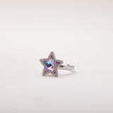 Champagne Star Sterling Silver Ring