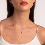 Emily Y-shaped necklace