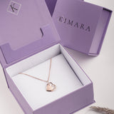 Rose-Gold Inner Heart Necklace