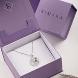 Silver Modern Eye Necklace