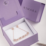 Rose Gold Rings Necklace
