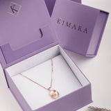 Rose Gold Shell Flower Necklace