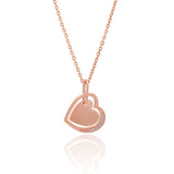 Rose-Gold Inner Heart Necklace