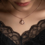 Rose-Gold Inner Heart Necklace