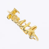 Golden Faith Ring