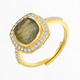 Golden Labradorite Ring