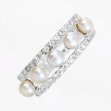 Silver Queen Pearl Ring