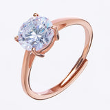 Rose Gold Solitaire Ring
