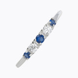 Sterling Silver Blue Queen Ring