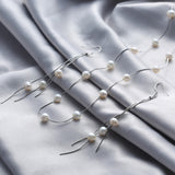 Sterling Silver Hanging Pearl Jewelry Set