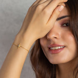 Golden Sparkling Star Bracelet.
