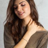 Sterling Silver Double Layer Pearl Bracelet