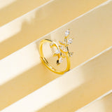 Golden Leaf Ring