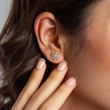 Golden Suru Stud Earrings