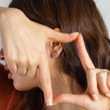 Rose Gold Heart Earring