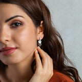 Sterling Silver Kite Dangling Earrings