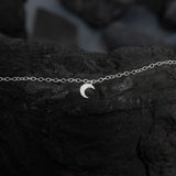Sterling Silver Crescent Moon Bracelet