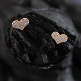 Rose Gold Heart Earring