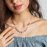 Rose Gold Shimmer Necklace