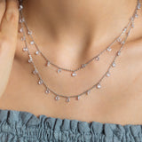 Silver Double Layered Queen’s Necklace