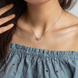 Silver Triple Heart Necklace
