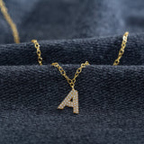Golden Alphabet Necklace