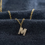 Golden Alphabet Necklace