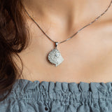 Silver Shell Jewelry Set