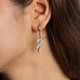 Silver Lucky Plant Jewelry Set