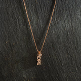 Rose Gold Hope Necklace
