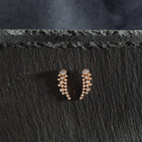 Rose Gold Kundan Style Earring