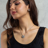 Silver Floral Bunch Jewelry