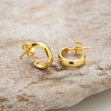 Golden Bold Mini Hoops