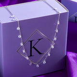 Silver Single Layer Queen’s Necklace