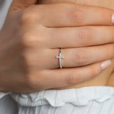 Silver Cross Ring