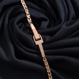 Rose Gold Signature Link Bracelet