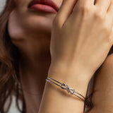Sterling Silver Infinity Loop Bracelet
