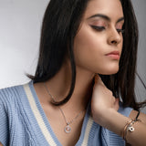 Silver Spring Flower Necklace