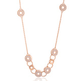 Rose Gold Rings Necklace