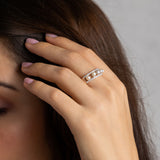 Silver Queen Pearl Ring